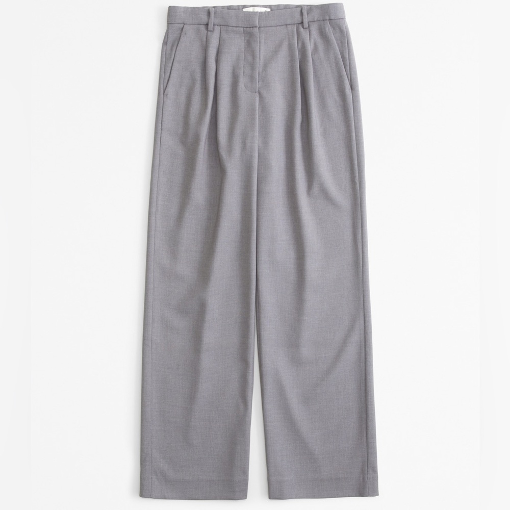 Abercrombie & Fitch Women’s Grey Tailored Pant Size XLarge